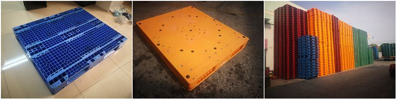 vented closed plastic pallet