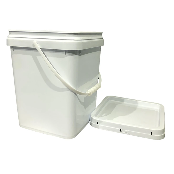 Plastic Square Open Head Pails & Containers