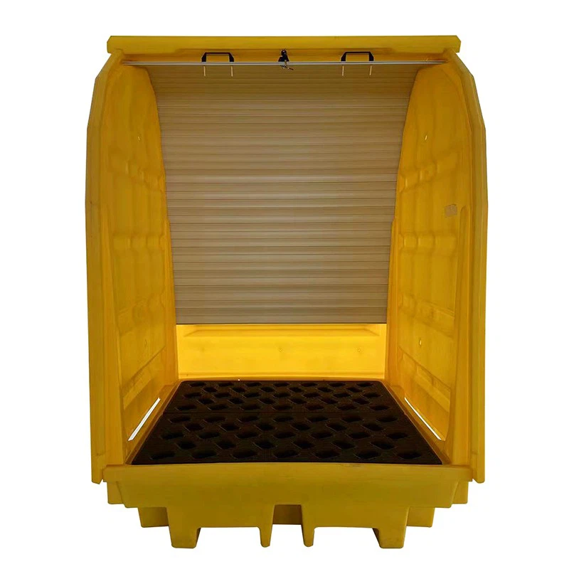 4-Drum Spill Containment Drum Shed OEM