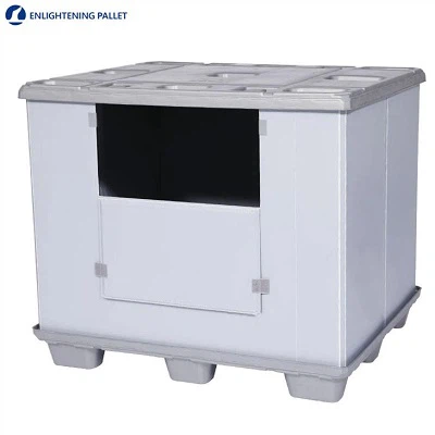 collapsible Euro plastic pallet box collapsible Euro plastic pallet box